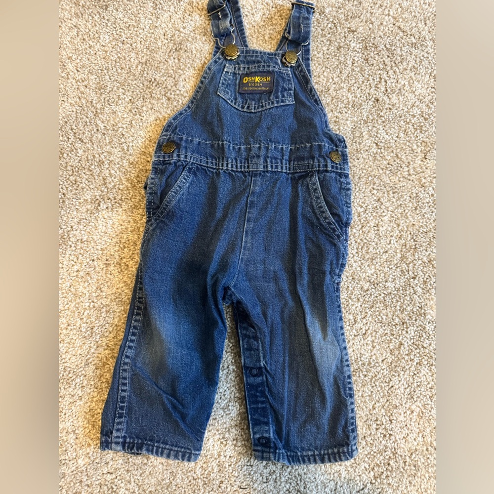 OshKosh B'gosh Blue Denim Overalls for Kids